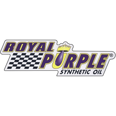 Royal Purple Decal - White Vinyl - 3"