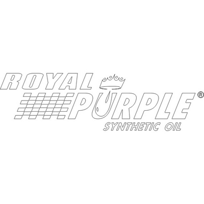 Royal Purple Premask Decals - White - 18"